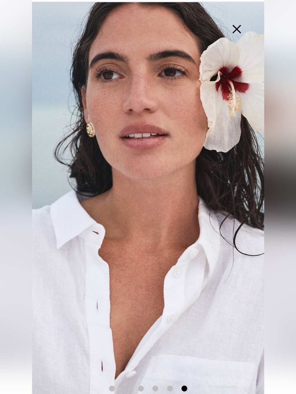 J.Crew Garçon classic button-up shirt in Baird McNutt Irish linen Sz0 $118 White - Picture 6 of 11